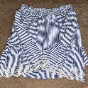 Off the shoulder blouse